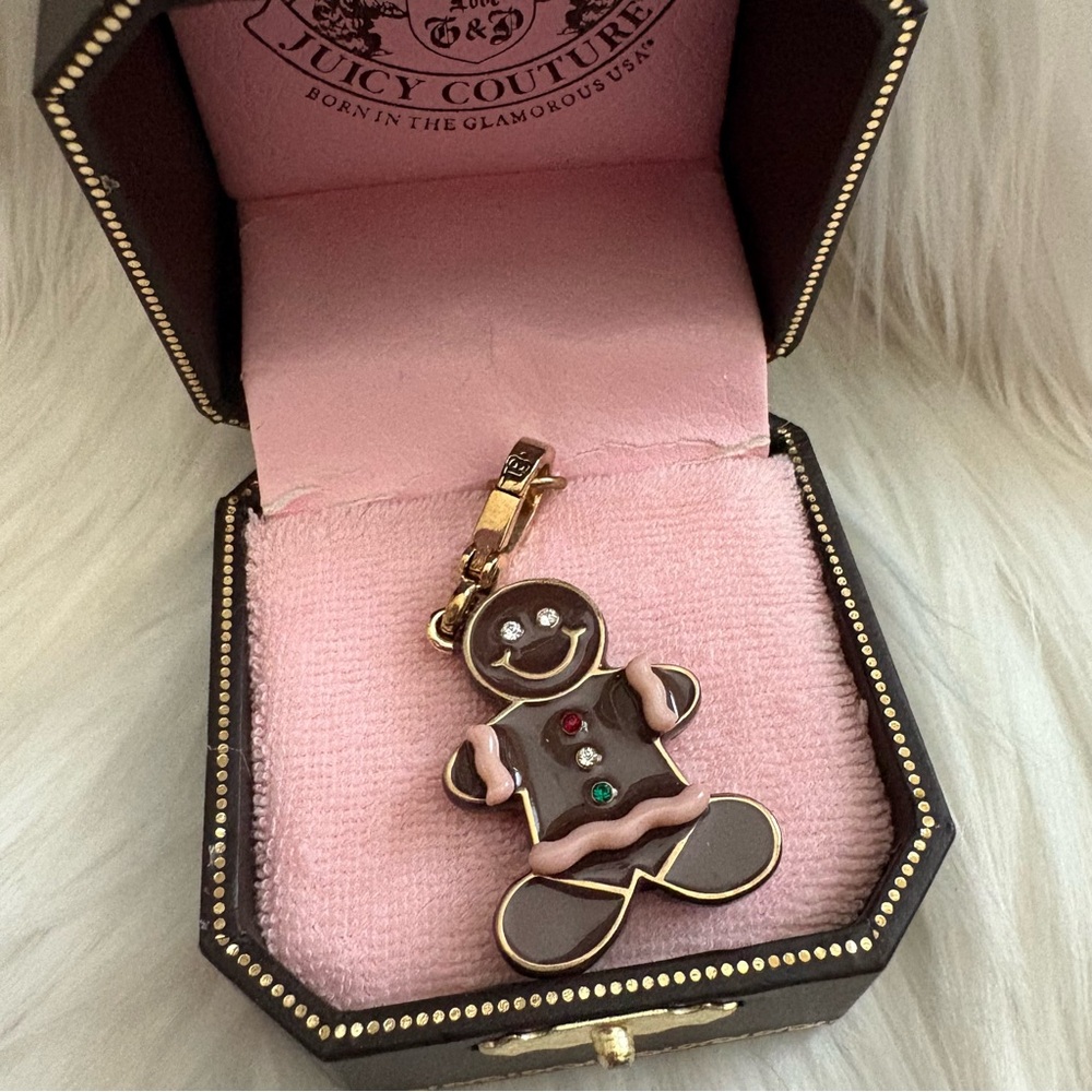 Authentic Juicy Couture Gingerbread Man Cookie Charm
